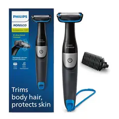PHILIPS - Depiladora Philips Norelco Bodygroom Series 1100, BG102660 Inalámbrica Portatil