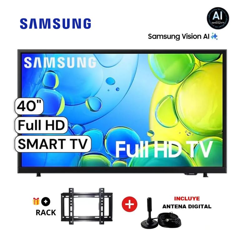 Televisor 40 FHD Smart TV UN40F6000F + Rack