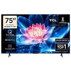 TCL - El Televisor QLED 75 UHD 4K Smart TV Negro TCL 75T6C.