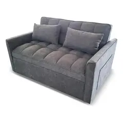 ANYHOGAR - Sofa Cama 77x135x93 Cm Gris