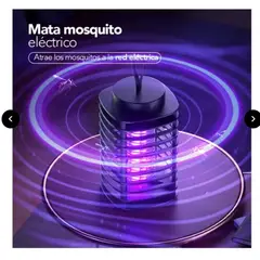 GENERICO - Lámpara Mata Mosquitos Zancudos Con Descarga Eléctrica
