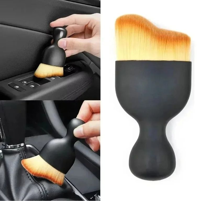 Cepillo Suave para Limpieza de Tablero de Carro Sacapolvo Antirayas para Rejillas de Aire