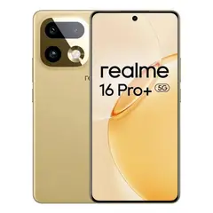 REALME - Realme 16 Pro Plus 5G 12GB Ram 512gb Rom - Dorado + Mica Hidrogel - REGISTRADO.