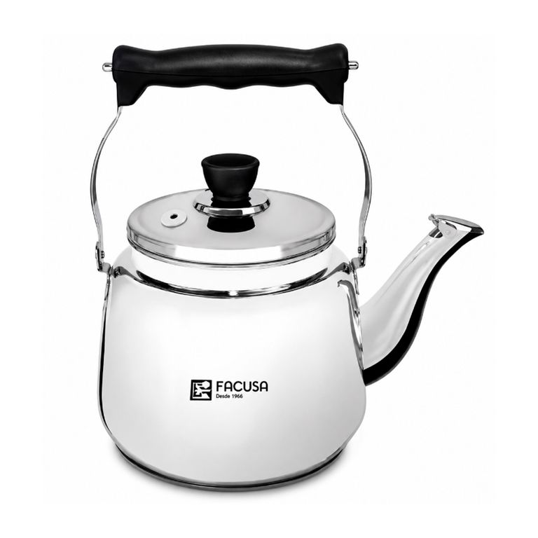 Tetera de acero inoxidable de 4 lts