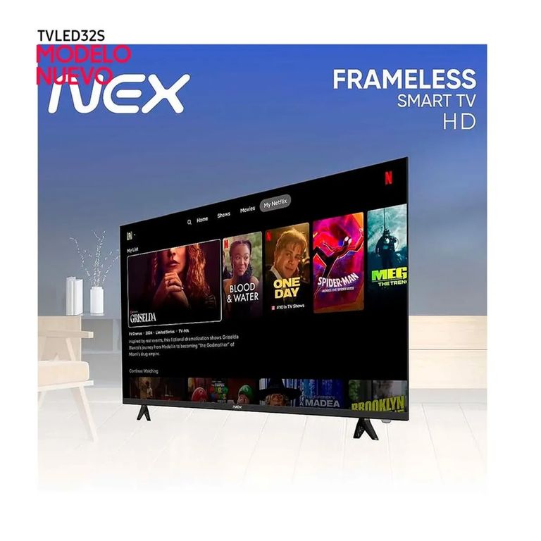 Televisor Nex 32 Pulg Smart TV LED HD Smart TV TVLED32S