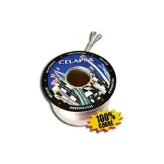 GENERICO - Cable Mellizo Cristal 16 AWG 100 Metros AP-16C CELAPSA x Rollo
