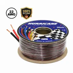 HURRICANE - Cable Mellizo RN 22AWG 100Mts AP-22-RLL HURRICANE
