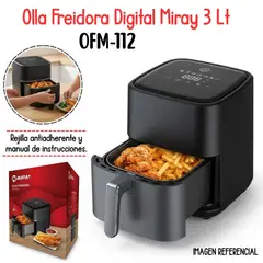 MIRAY - Freidora De Aire Digital Miray De 3lt - OFM-112