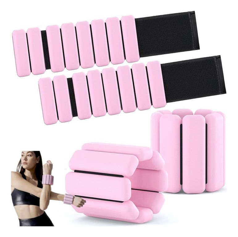 Pesas De Tobillo Tobillera Muñeca Set 2 De 1 Lbs Total 2lbs