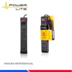 GENERICO - Regleta POWER LITE 6 salidas