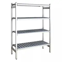 FRITECSA - Estantería De Aluminio Rígido Fritecsa 1.22x0.45x1.70