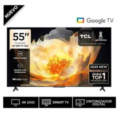 TCL - Televisor TCL 55” 4K HDR Google TV Smart TV 55V6C