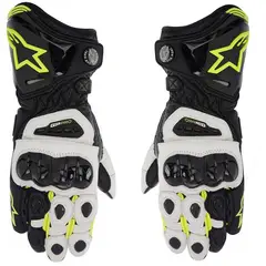 GENERICO - Guantes para Moto GP PRO con proteccion en nudillos y muñeca Alpinestars - Talla M