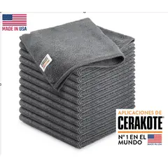 GENERICO - Toallas de microfibra Profesional y duradero – 300 GSM - 6unid - Cerakote made in USA