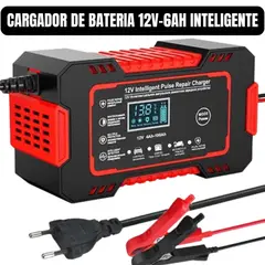 GENERICO - CARGADOR DE BATERIAS DE AUTO Y MOTO DE 12V 6 AH