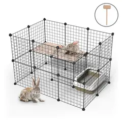 GENERICO - Organizador Rejilla cerco corral para mascota hogar - Blanco