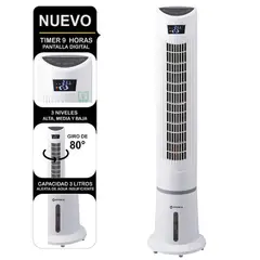 Imaco - Enfriador de Aire Digital IMACO IYS5535 de 58W - Blanco
