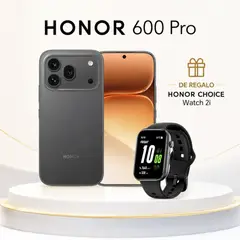 HONOR - Honor 600 PRO 5G 12RAM 512GB Negro + HONOR CHOICE Watch 2i