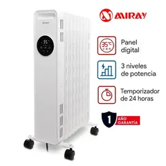 MIRAY - Estufa Termo Radiador TRM-905D 9 celdas
