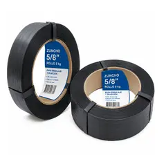 GENERICO - Zuncho Plástico 5/8" Rollo 5 Kg para Embalaje y Sujeción de Carga