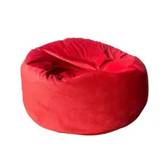 PUFF LIMA - Puff Marshmallow Grande rojo tela Pufflima