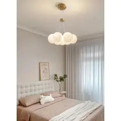 GENERICO - Lámpara de techo led  nube 7 luces