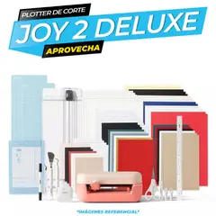 Cricut - Plotter Cricut Joy 2 Coral Deluxe Bundle + Kit Completo de Herramientas y Materiales