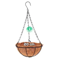 GENERICO - Maceta Colgante Fibra De Coco 20cm.