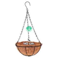 GENERICO - Maceta Colgante Fibra De Coco 40cm.