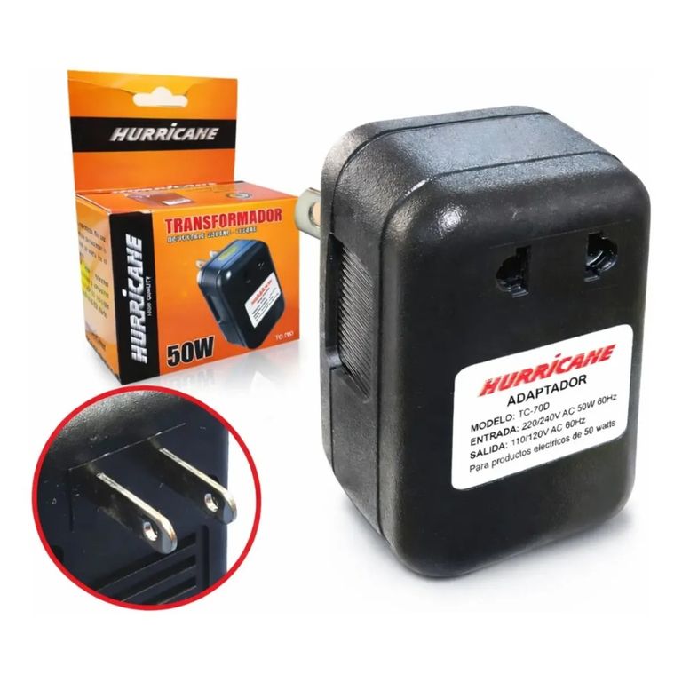 Transformador Reductor De Voltaje 220v 110v 50w Ac