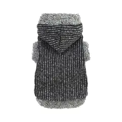 GENERICO - POLERA PARA PERRO GRIS HOODIE POLAR ROPA ABRIGADORA PERRO O GATO  TALLA XXL