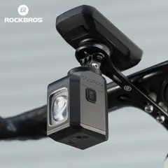 Rockbros - LUZ DELANTERA  DE 1600 LÚMENES ROCKBROS, SCOOTER , BICICLETA, 4000 mAh, color NEGRO