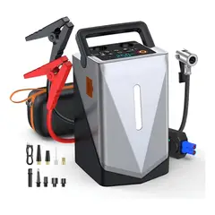 OEM - Arrancador De Batería De Auto Portátil, Compresor E Inflador