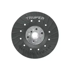 Truper - Respaldo para discos de lija 4-12, eje 58, TRUPER 17273
