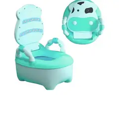 GENERICO - BACIN DE ENTRENAMIIENTO PARA BEBES DISEÑO VAQUITA COLOR VERDE