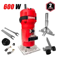 RANKOR - Ruteadora Fresadora Tupi de Mano 14″ Rankor RLT60001 600W 32000rpm