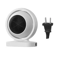 GENERICO - Calentador 380 W Portátil Para El Hogar De Apagado Automático Blanco