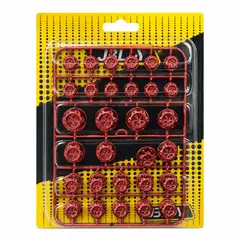 OEM - Tapa Para Tuerca Moto Bicicleta Universal Rojo