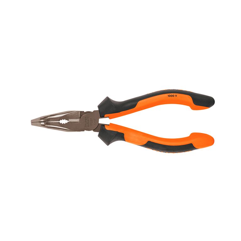 Alicate de punta curva 6 mango Comfort Grip Truper Expert