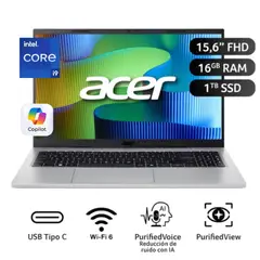 ACER - Laptop Acer Aspire Intel Core i9 13900H 16GB 1TB SSD 15.6 FHD Win11