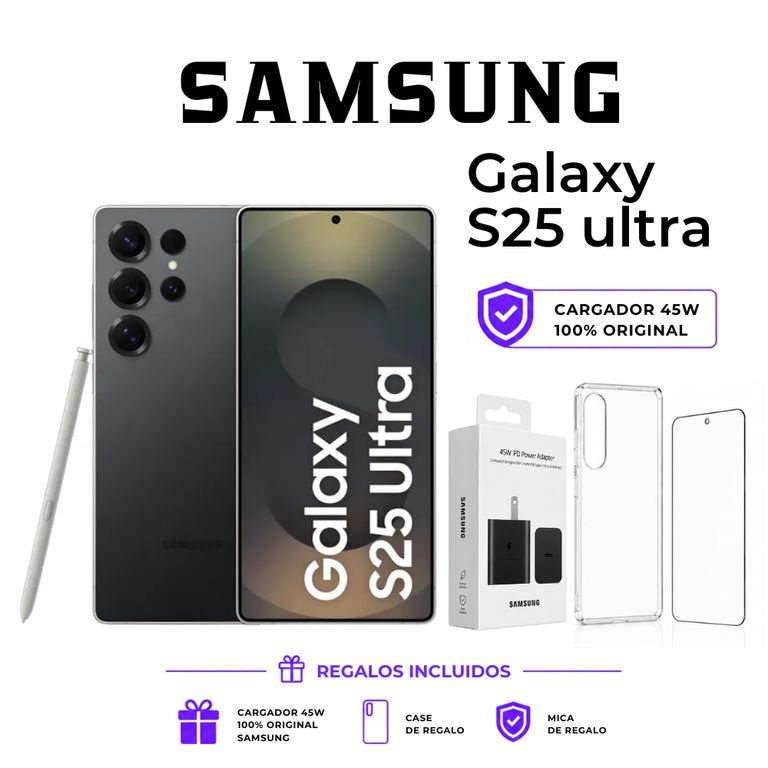 SAMSUNG GALAXY S25 ULTRA 256GB 12GB + REGALOS