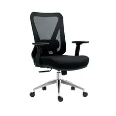 OFIDEAS - Silla Ergonómica Smart Gerente Syncro 3D Negro Ofideas