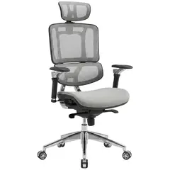 ALTHEA CONFORT - Silla Ergonómica Madrid Premium 7d Gris Althea Confort
