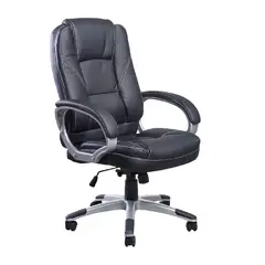 OFIDEAS - Silla Ergonómica Lux Presidente Cuero Ofideas