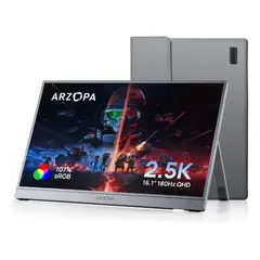 ARZOPA - Monitor Portatil Gamer Arzopa Z3fc/2k 16.1'',qhd,180 Hz, Hdr