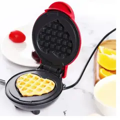 OEM - Mini Waflera CORAZON Eléctrica Antiadherente
