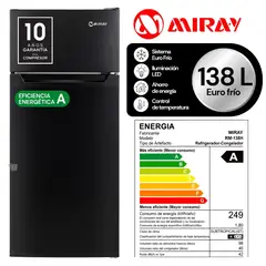 MIRAY - Refrigeradora Miray RM-138H Eurofrío 138L
