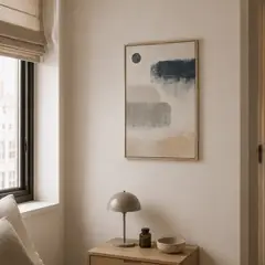 LAR DANIELSEN - Cuadro abstracto - Azure Mist 50 x 70 cm