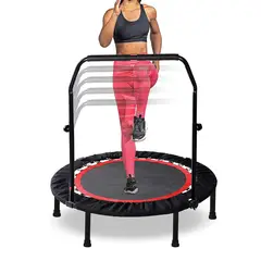NEO DIGITAL - Trampolin saltarín 120cm plegable entrenamiento fitness con parante EB048