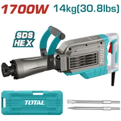 Total Tools - MARTILLO DEMOLEDOR 1700W 14KG 60J-TH217088